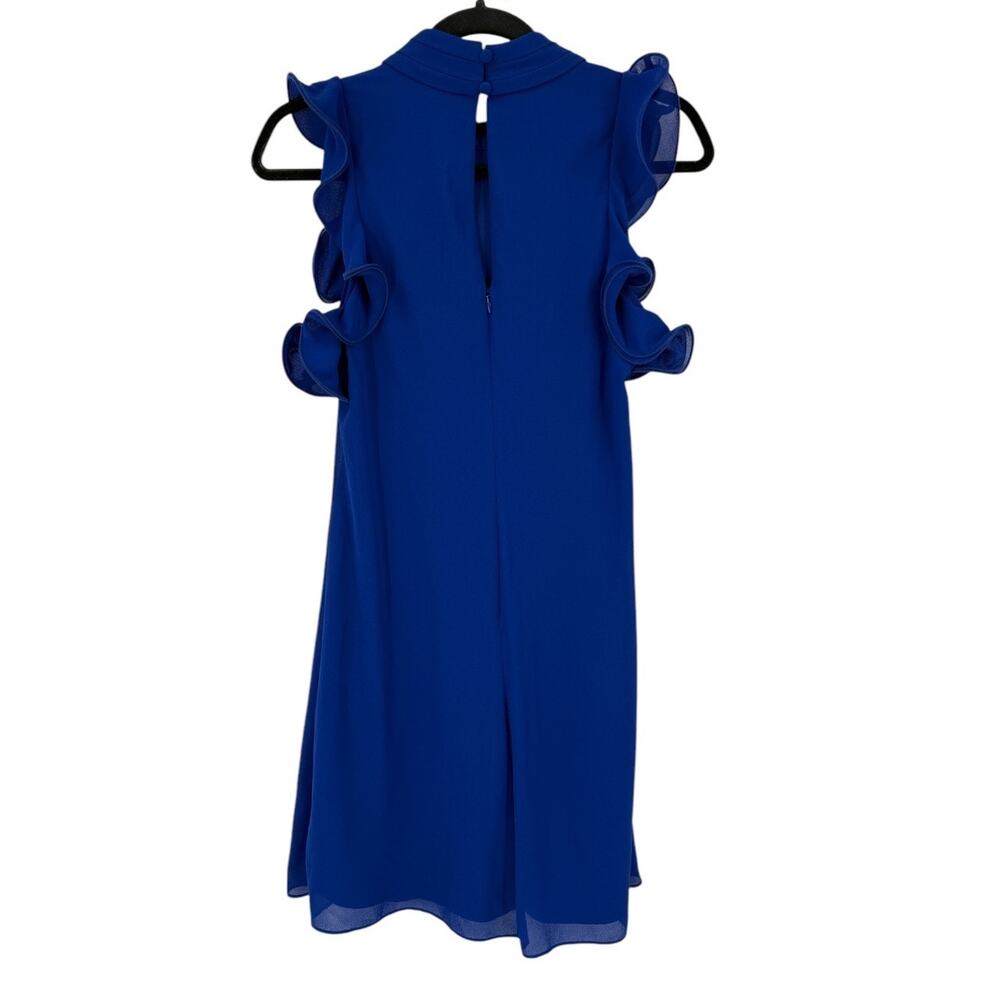 Vince Camuto Dress high neck ruffle sleeve shift size 8 - Picture 6 of 6